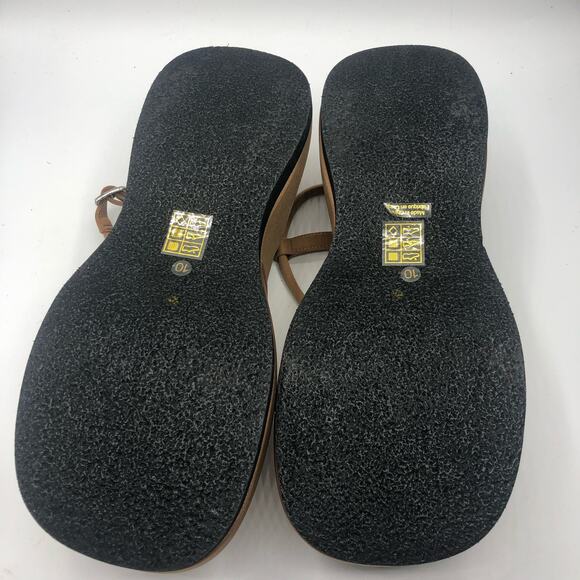 Jeffrey Campbell Glow-Up Platform Wedge Sandal - Dark Natural Neoprene Size 10 - Picture 4 of 7